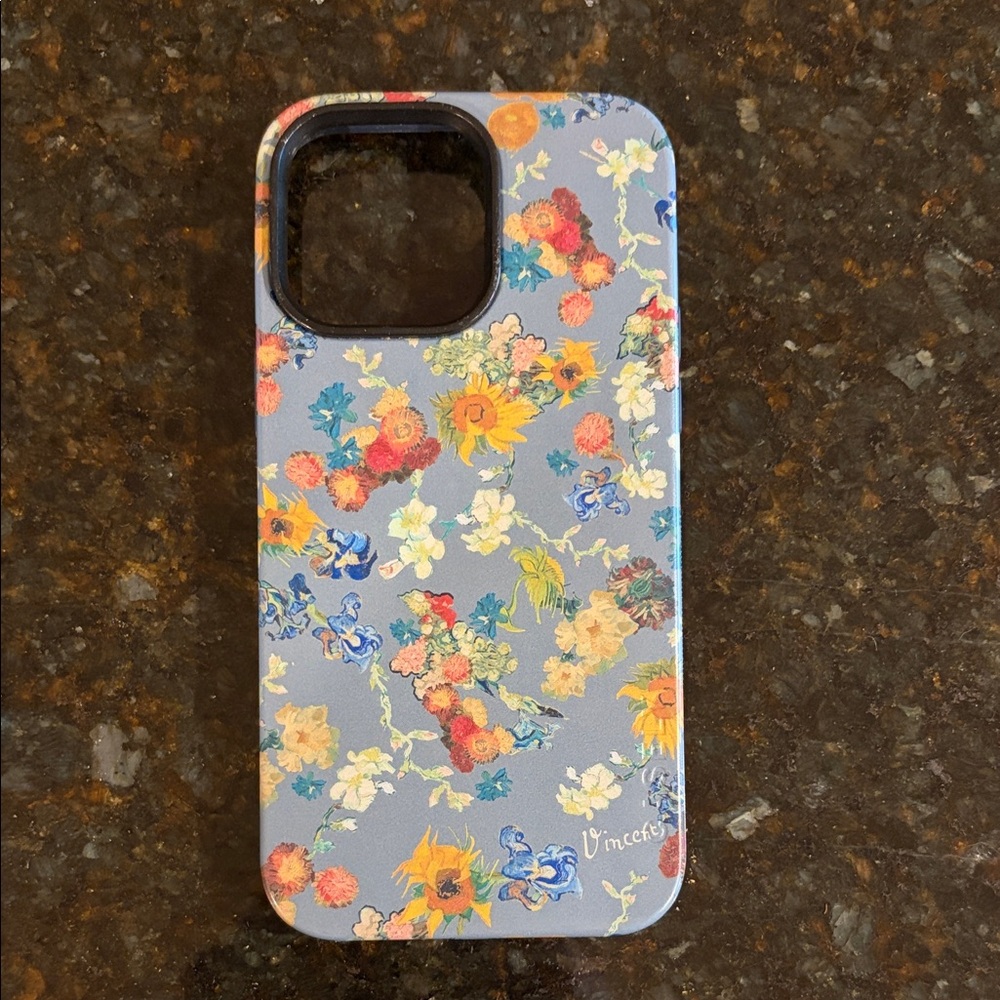 Vince Camuto Blue Floral Phone Case